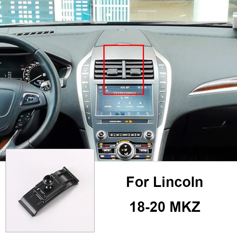 For Lincoln MKX MKC MKZ Nautilus Corsair Continental Aviator 2015-2022 Car Dedicated Phone Holder Bracket Mount Special Base