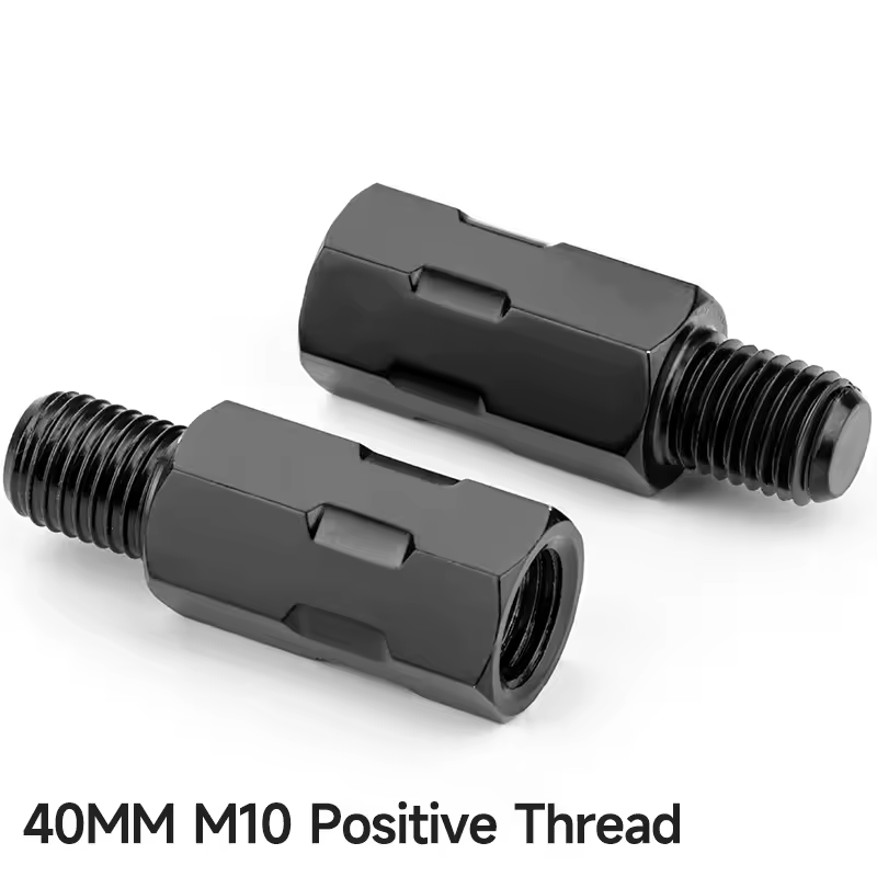 Longer Extension Black Motorcycle Rearview Mirror Adapters M8 8mm M10 10mm Anti clockwise Right Left Hand Thread Changing Screws - Image 26