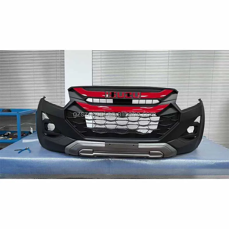 For Isuzu Dmax 2016-2019 Front Grille Bumper Upgrade to 2024 Facelift Air Intake Accessories Body Kit Bumper Body Kits D-MAX