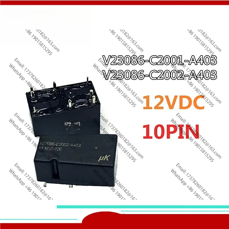 

5 шт. новые автоматические реле V23086-C2001-A403 V23086-C2002-A403 V23086 C2002 A403 V23086 C2001 A403 V23086C2001A403 DIP10 12 В