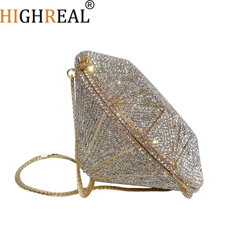 

Women Wedding clutch Purse Party Bag Luxury Rhinestone Evening Bags Ladies Chain Wristlets Bags Famale Soiree Clutch Bag