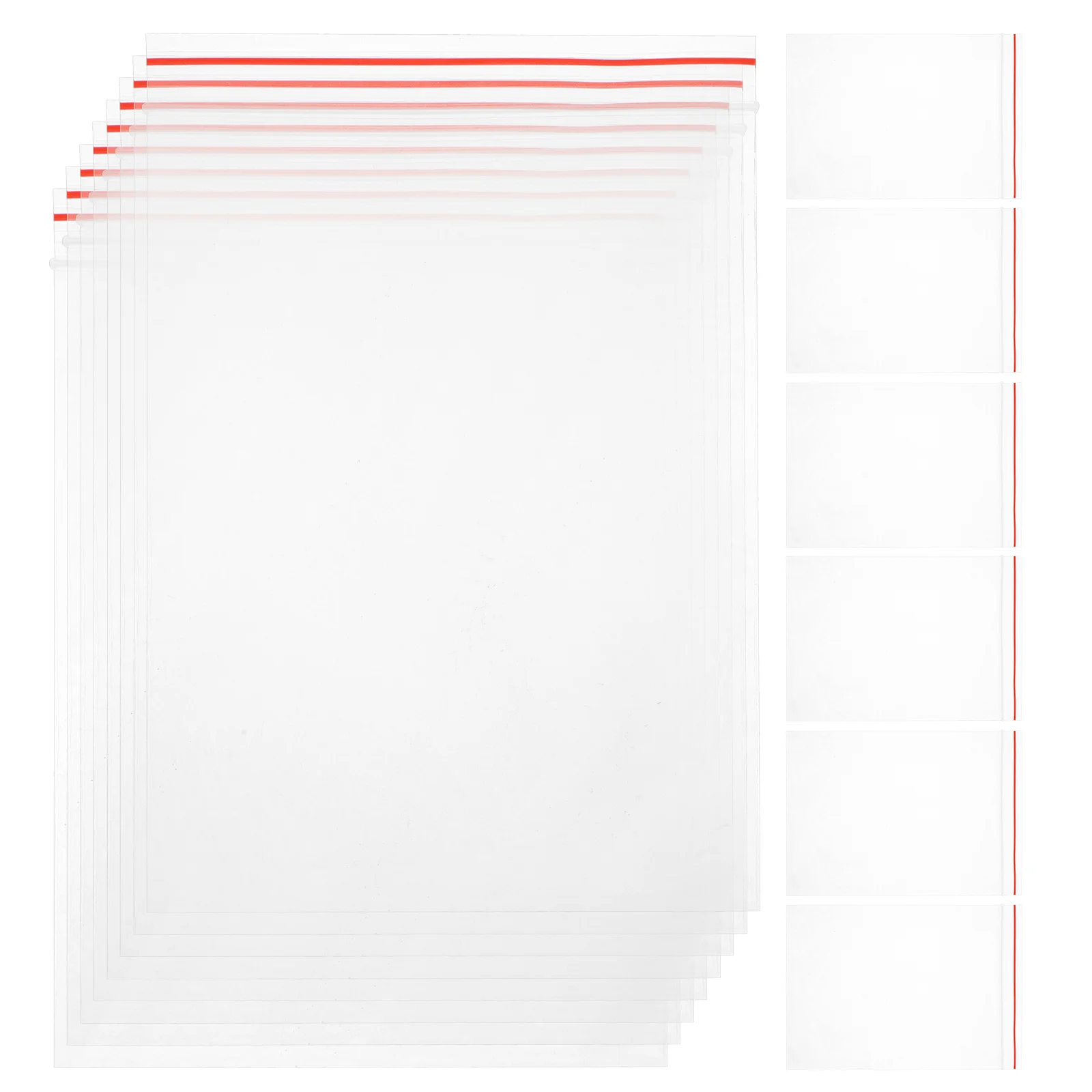 

100Pcs Clear Small Self-Sealing Bags Plastic Storage Bags Airtight Food Treats Packaging Jewelry Snacks Preservation