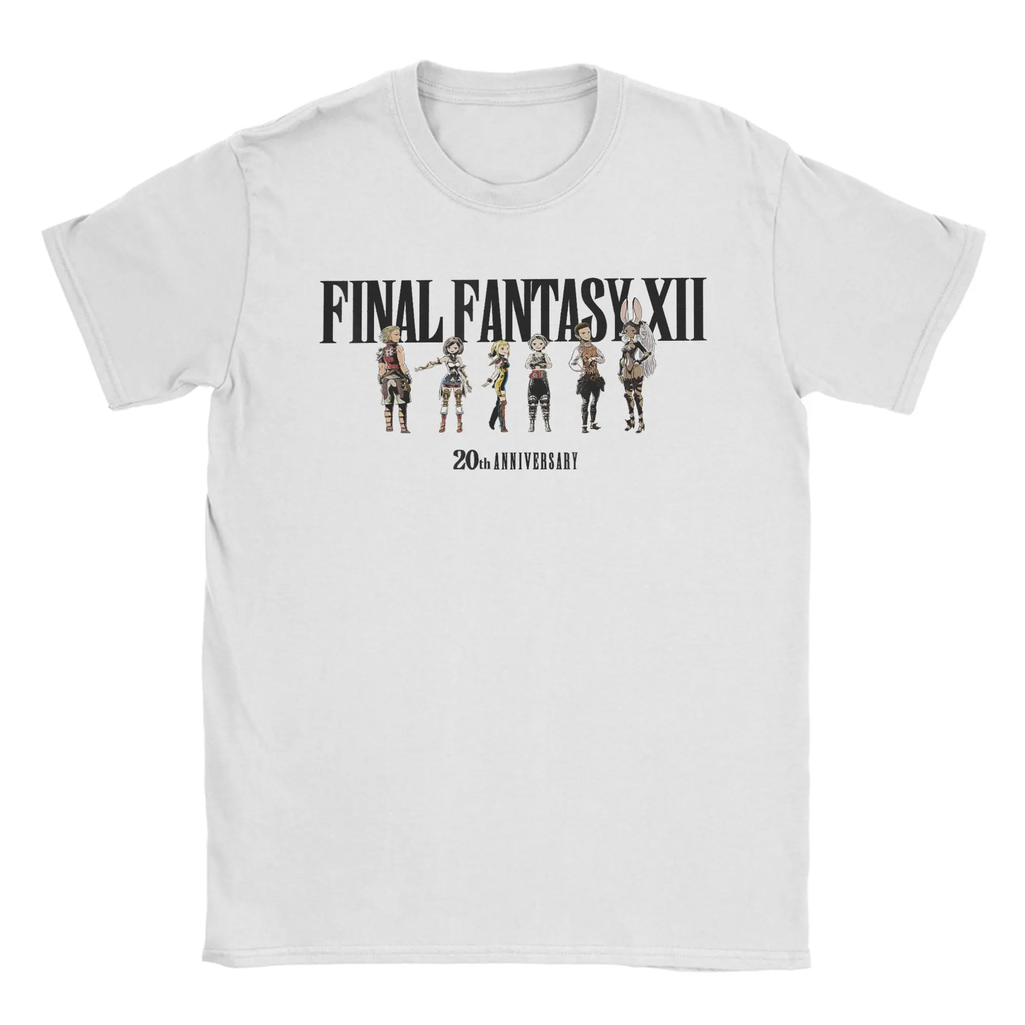 T-Shirt Summer Final Fantasy Anniversary Collection FFXII Special Art T-Shirts Cotton Tee Shirt for Man Short Sleeve Clothing