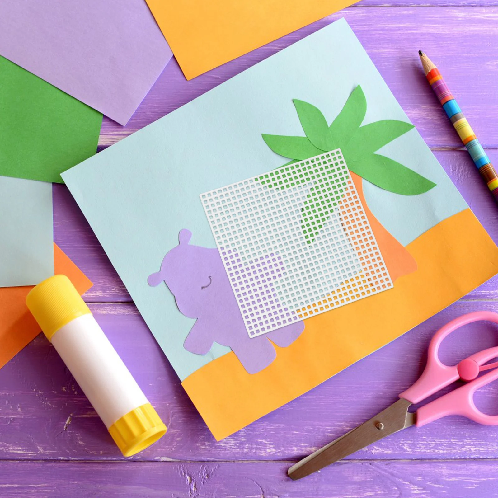 

20Pcs Eye Mesh Sheets 11x10.8cm Clear Lightweight Plastic for Cosplay Mask Making Themed Events Craft DIY Projects