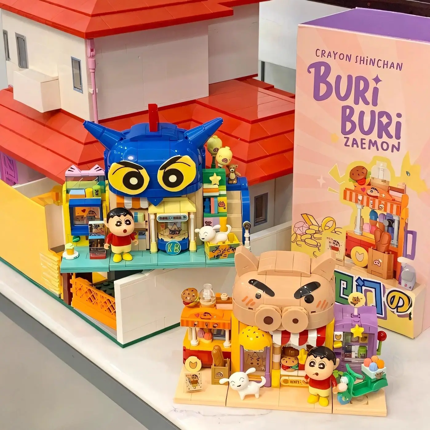 

Оригинальные конструкторы «Креон Шин-Чан» серии «Городская улица», развивающая сборная игрушка-сюрприз, фигурка, подарок на день рождения, декор для дома