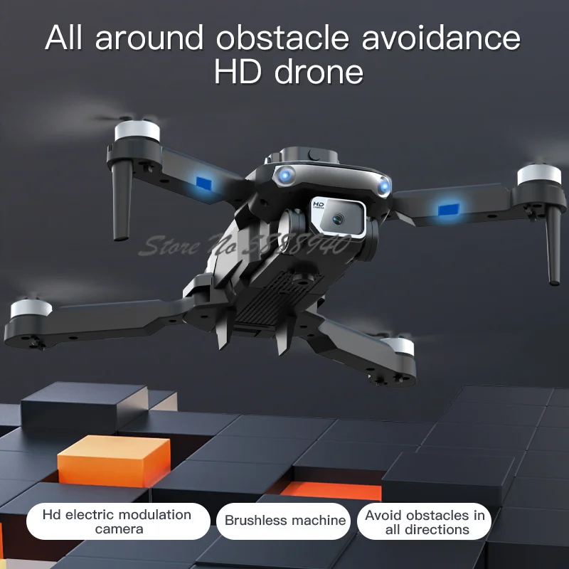 360° Obstacles Avoidance Brushless Remote Control Drone 8K ESC Camera Optical Flow Localization Outdoor Aerial RC Quadcopter Toy