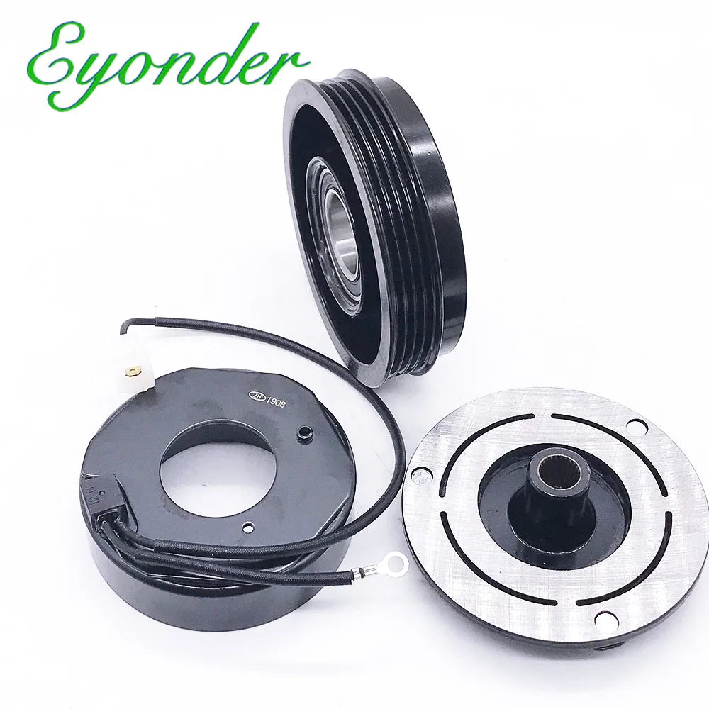 A/C Air Conditoning Compressor Magnetic Electromagnetic Clutch PV4 for BMW X5 F15 F85 X6 E71 E72 xDrive 50i 64509154072 64529195