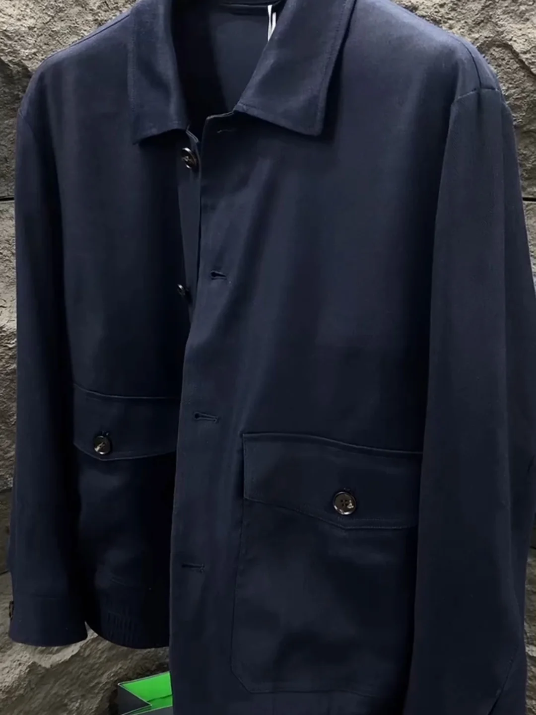 

Новая мужская льняная куртка с воротником, весна-лето, повседневная, стильная, деловая, универсальная, модная, приталенная, антибактериальная, с длинным рукавом, на молнии