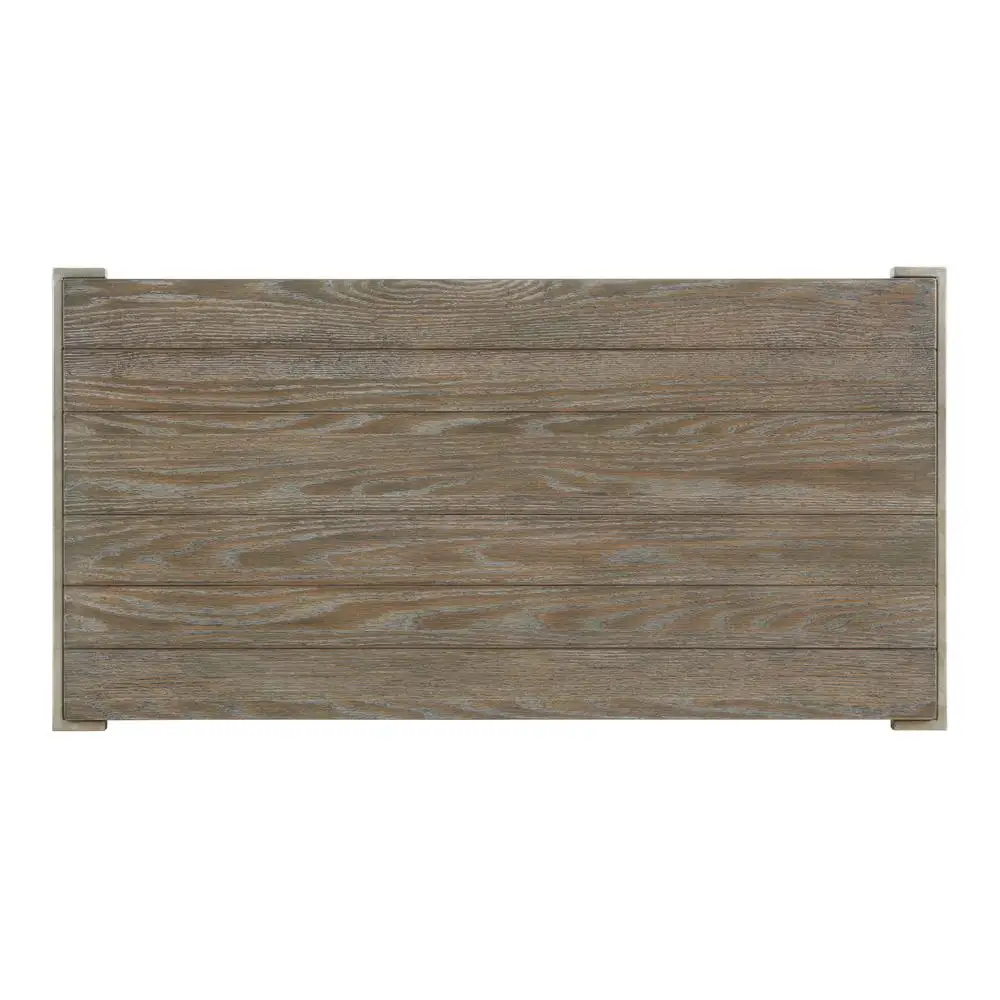 Набор журнальных столиков Corbeta в металлическом каркасе из состаренного графита с двумя стульями, прочный дубовый шпон