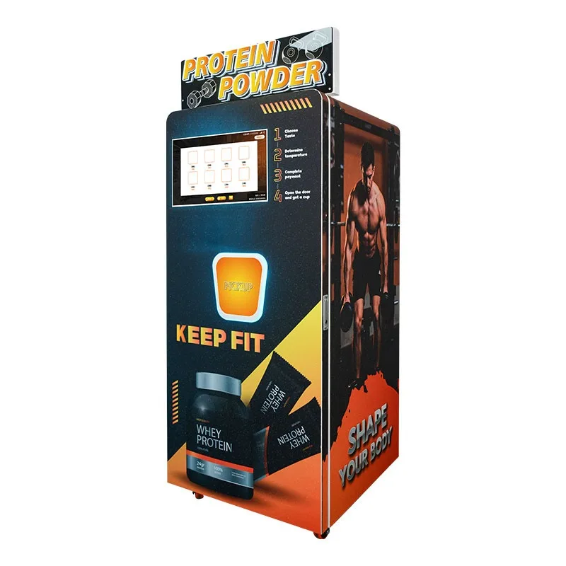 FL Customized Wholesale Automatic Gym Protein Powder Vending Machine with Powder Dispensing for Fitness Center