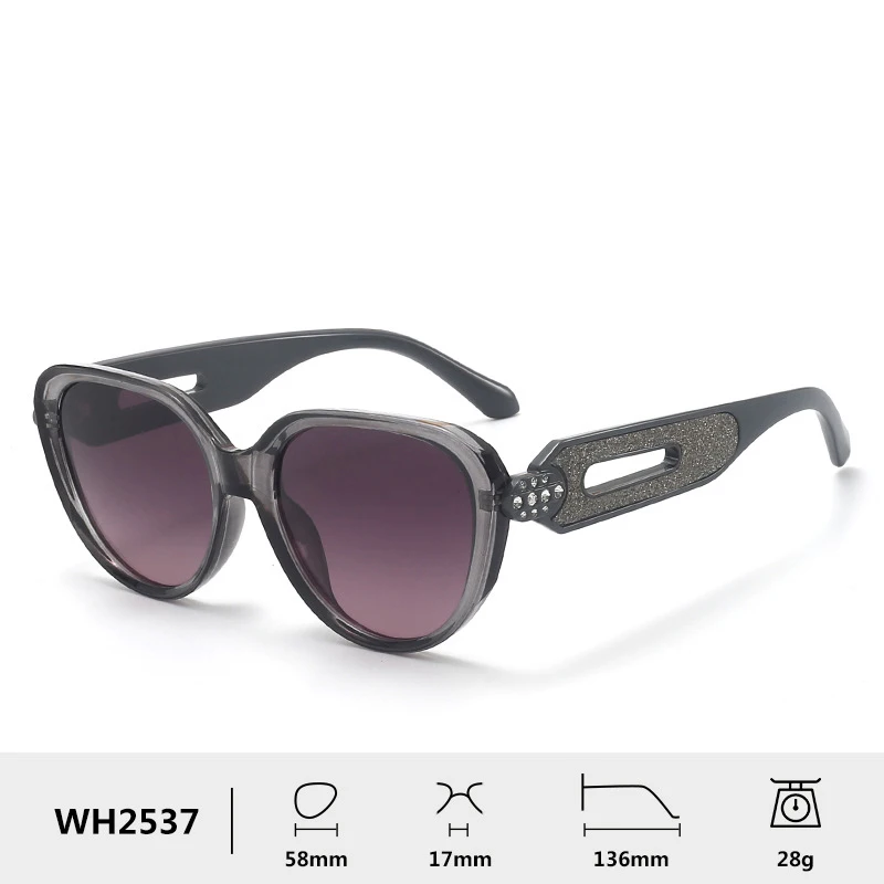 Sunglasses fashionable simple temperament high definition polarized retro sun protection sunglasses