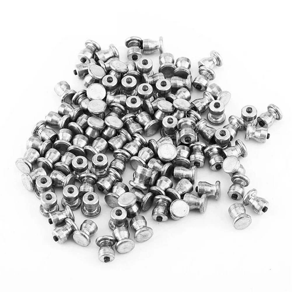 100Pcs Aluminum Tire Studs Screw-In Wheel Tire Snow Spikes For Cycling Fat Bike Mount Tyre Snow Tire Studs