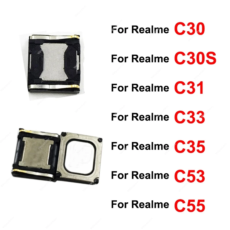 For Realme C51 C53 C55 C30 C30S C31 C35 4G 5G Earpiece Speaker Earphone Speaker Sound Recevier Flex Cable Parts