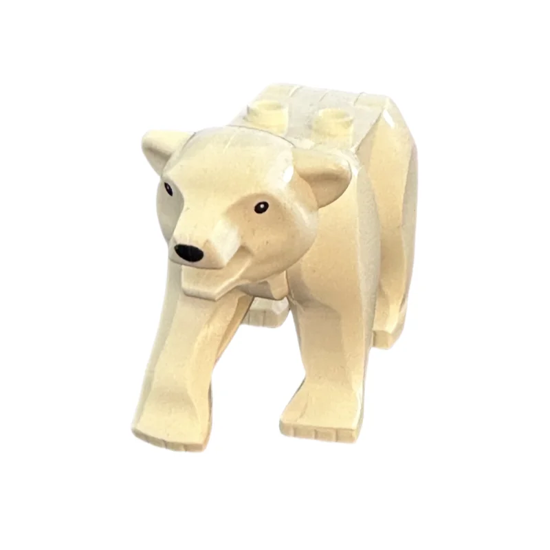 Bouwstenen met kleine deeltjes MOC Ijsbeer Dierenmontage Speelgoedonderdelen IJs- en sneeuwscène Matching DIY