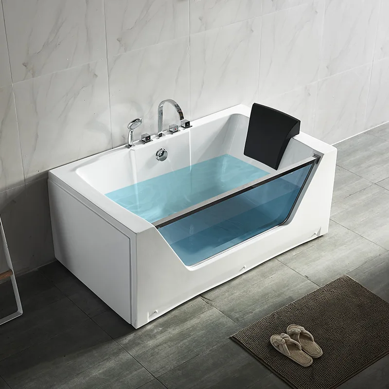 

Инженерная отель 1,5.1,6.1,7 метра прямоугольная акриловая интеллектуальная постоянная температура серфинг-массаж перспектива оконная летучая мышь