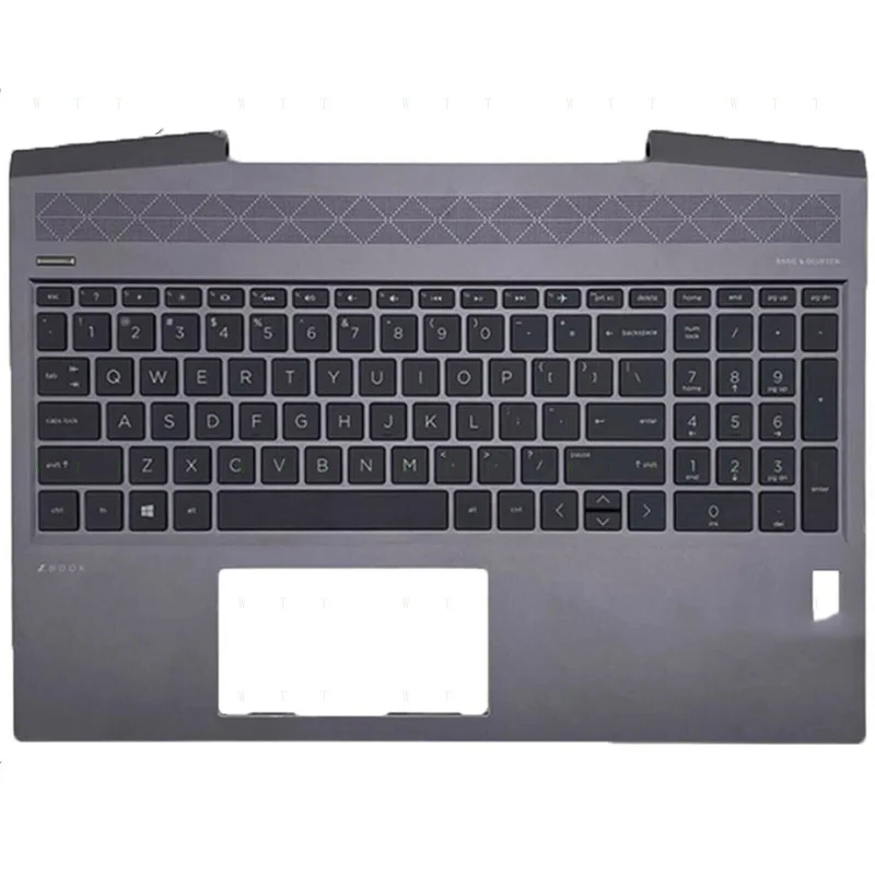 

W New For HP ZBook 15v G5 TPN-C134 Palmrest Cover Case Shell W/ Backlit Keyboard