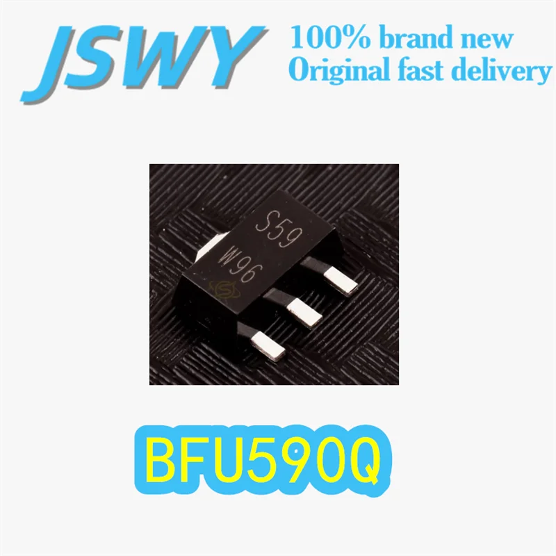 

(10/50 pieces) BFU590Q Original Silkscreen S59 SOT-89 Package NPN RF Transistor 12V 70mA Low Noise Electronics In Stock