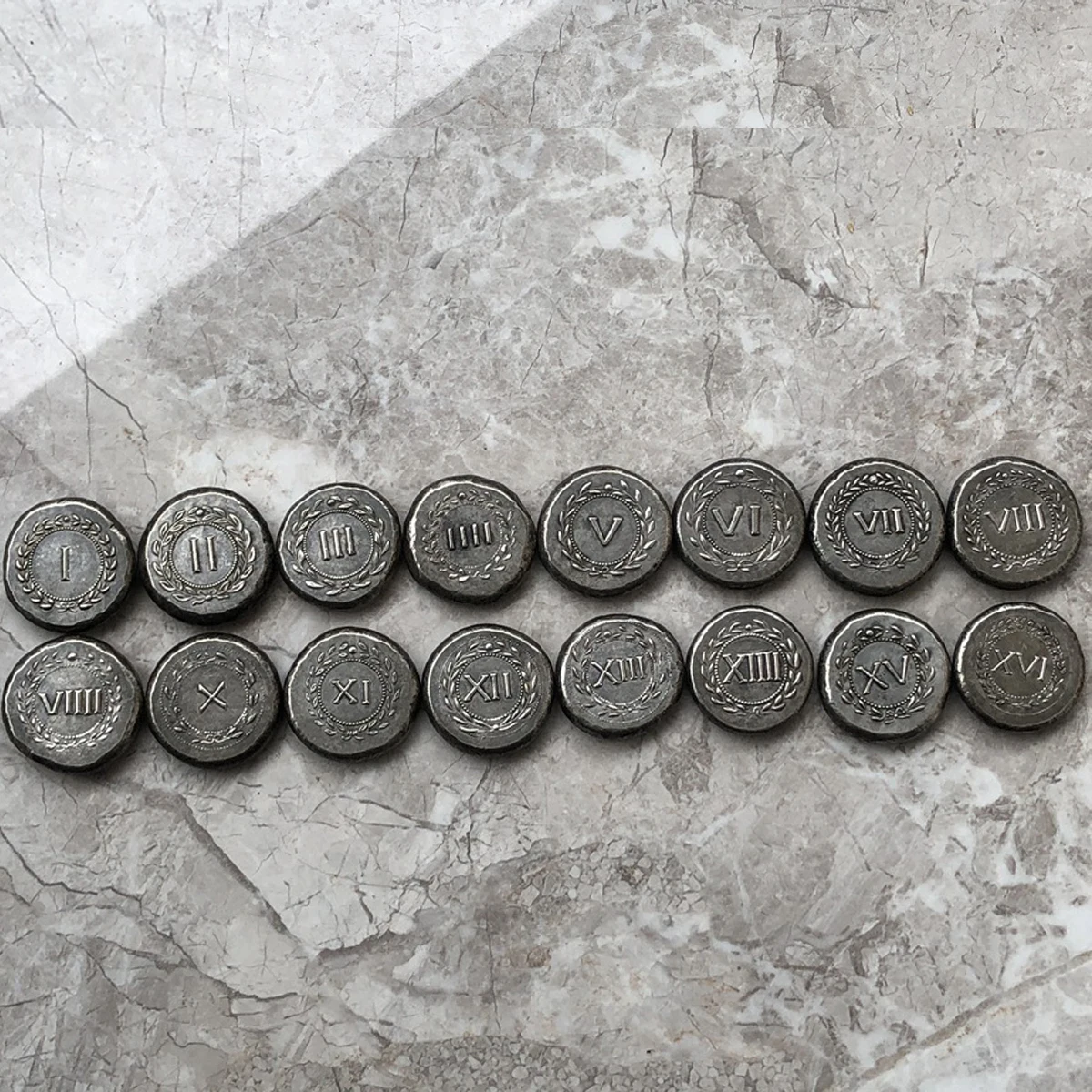 16PCS Set Koin Peringatan Yuna - Craft And Art Difference ulasan dan harga