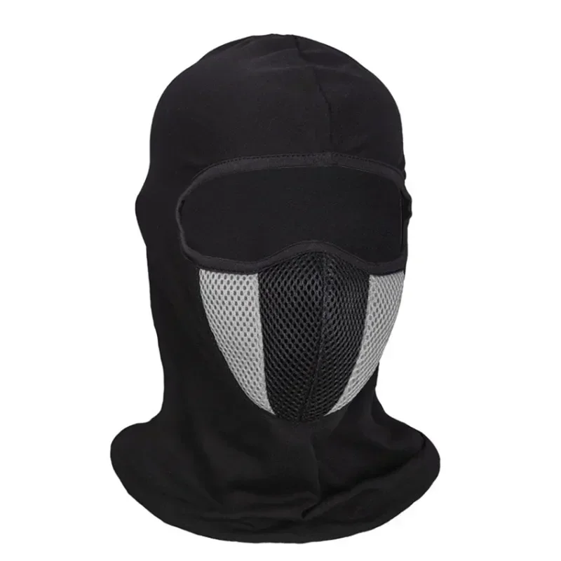 Breathable Balaclava Motorcycle Full Face Mask Motorbike Cycling   Helmet Hood Moto Riding Neck Face Mask Motorcycle Accessories