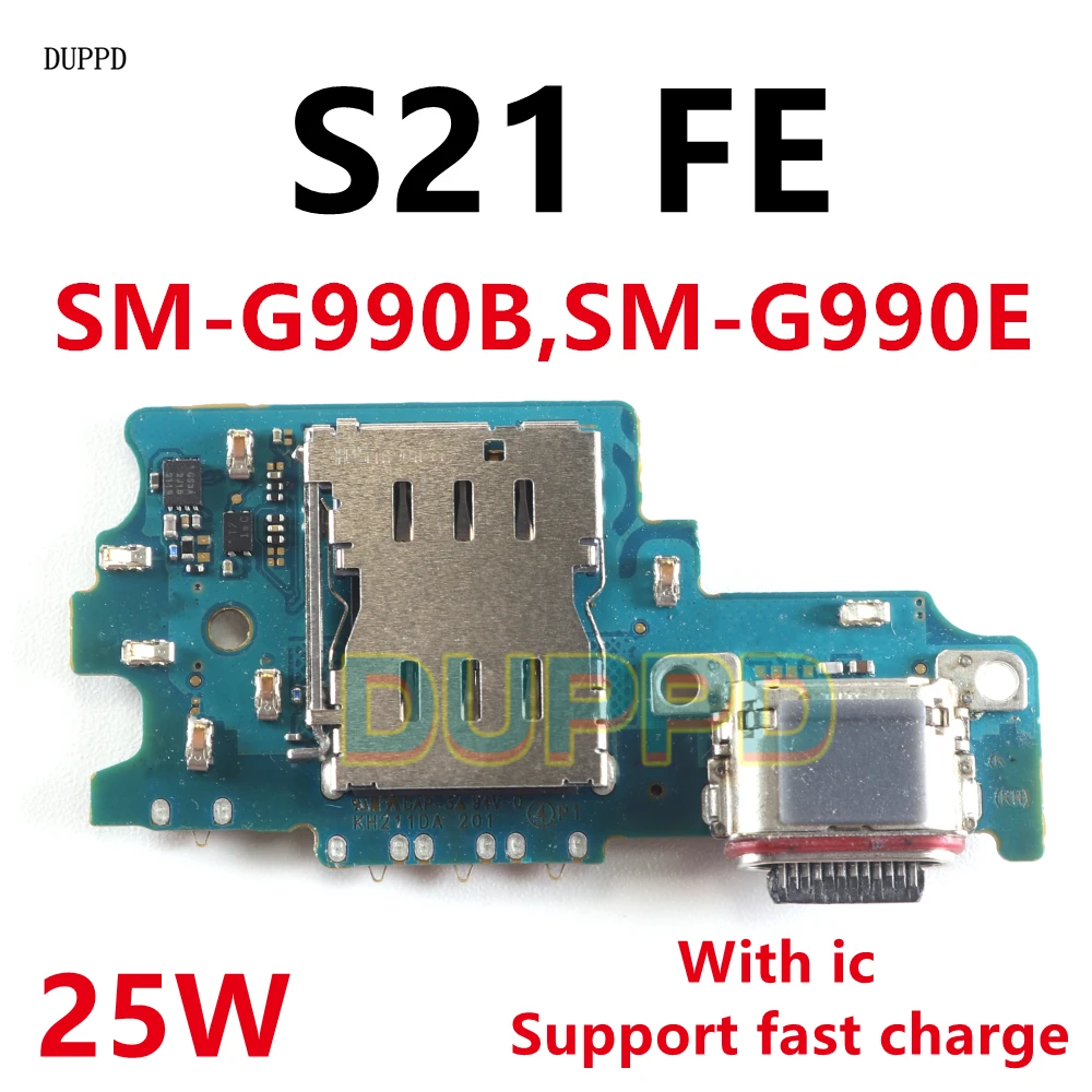 

USB-зарядное устройство, док-станция, плата быстрой зарядки, гибкий кабель для Samsung Galaxy S21 FE 5G G990B G990E G990