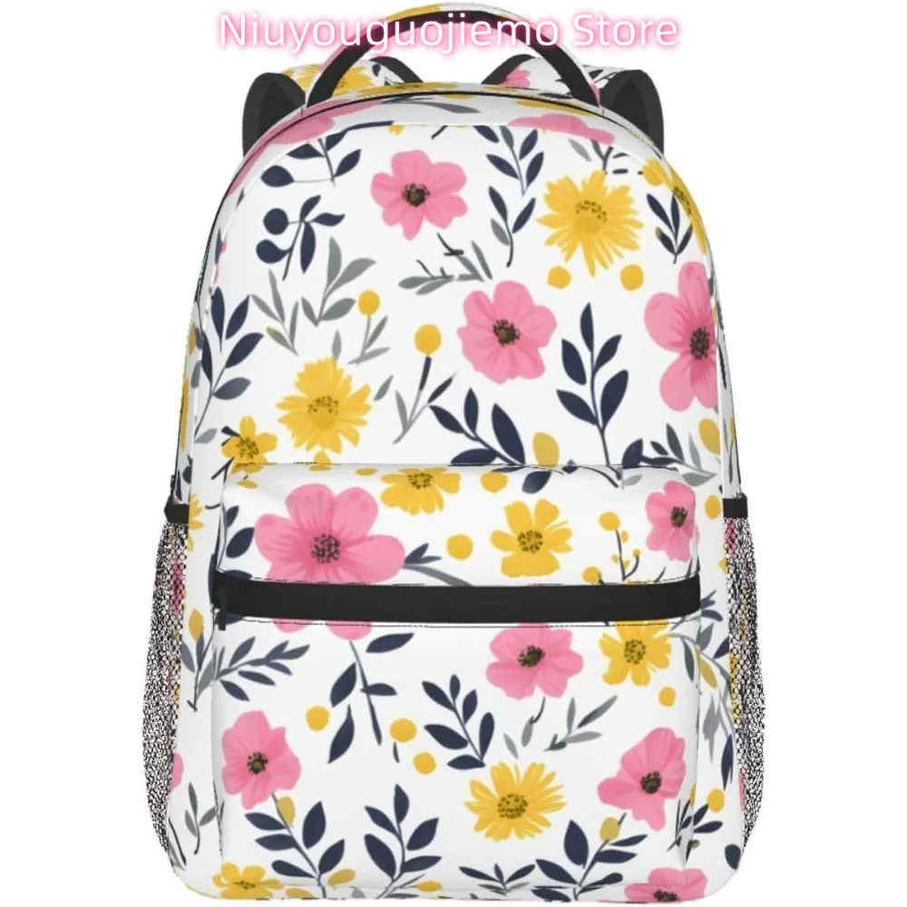 Sommer bunte Blume leichter Laptop-Rucksack leichter Mehrzweck-Reise-Casual-Tagesrucksack Unisex College-Rucksäcke für M
