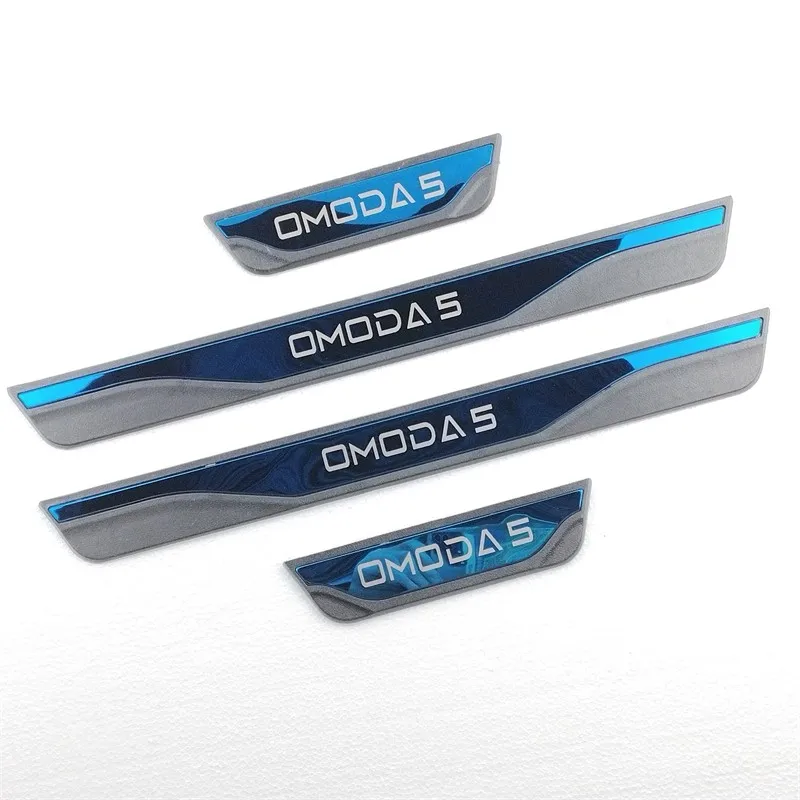 For Chery Omoda 5 2021-2022 2023 2024 Door Sill Scuff Plate Cover Trim Threshold Pedal Styling Protect car assecories