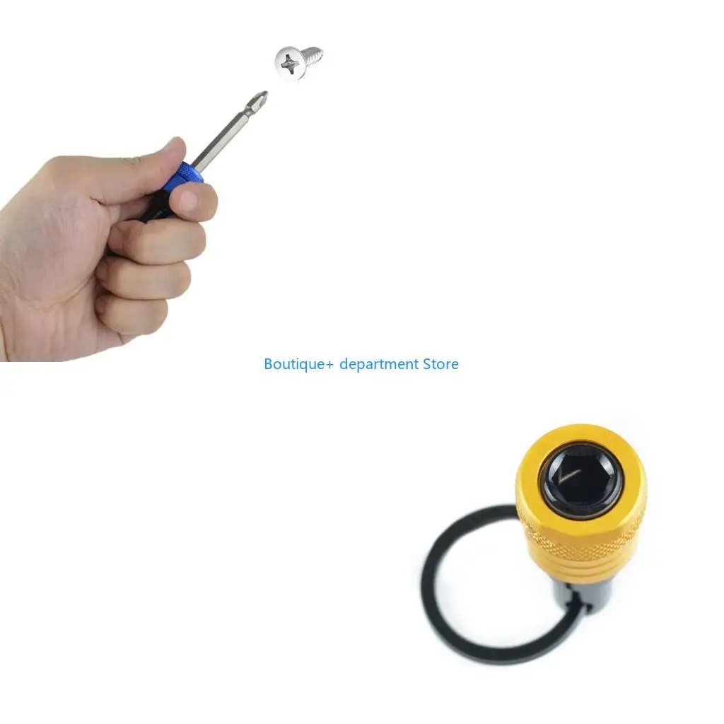 

E1PD 6pcs 1/4inch Hexagonal Shanks Sockets Bit Holders Set Screwdriver Bit Holders Set Multifunction for Easy Storage & Tran