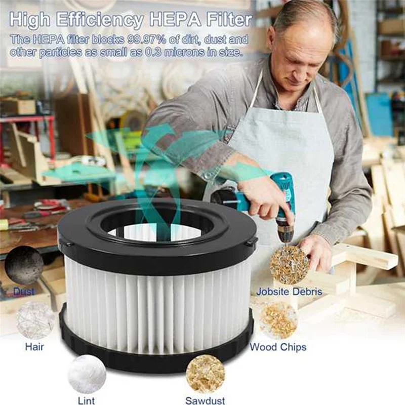 9M-8Pcs DC5151H استبدال فلتر HEPA ل DC5151H DC515 DCV517 DCV517B مكنسة كهربائية جافة، فلتر فراغ