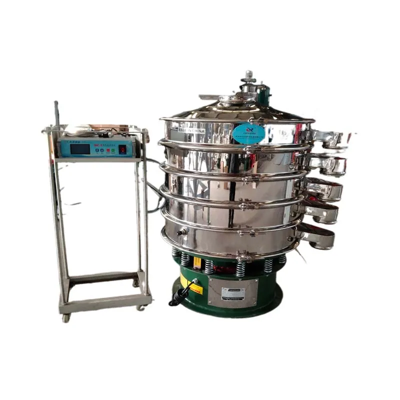 

Industrial 4-Layer Stainless Steel Ultrasonic Rotary Vibrating Sieve for Fine Powder