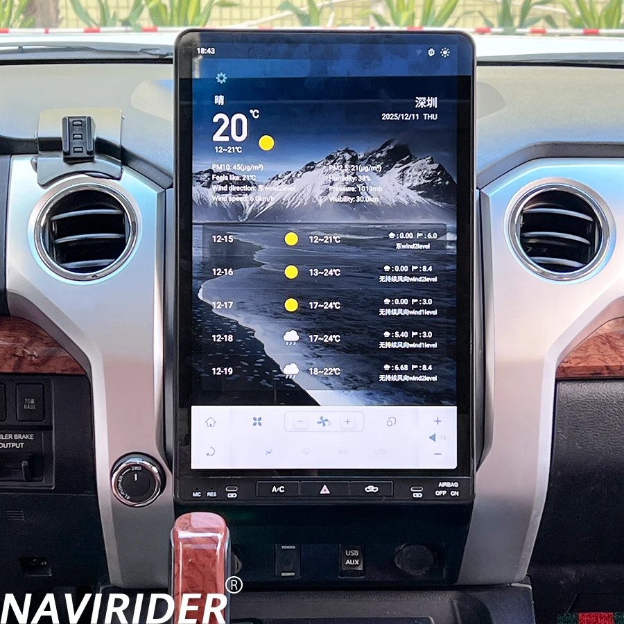 

16,8-дюймовый Android сенсорный экран автомобильный радиоприемник для TOYOTA Tundra 2012-2020Carplay GPS видеоплеер мультимедиа Navi Carplay головное устройство