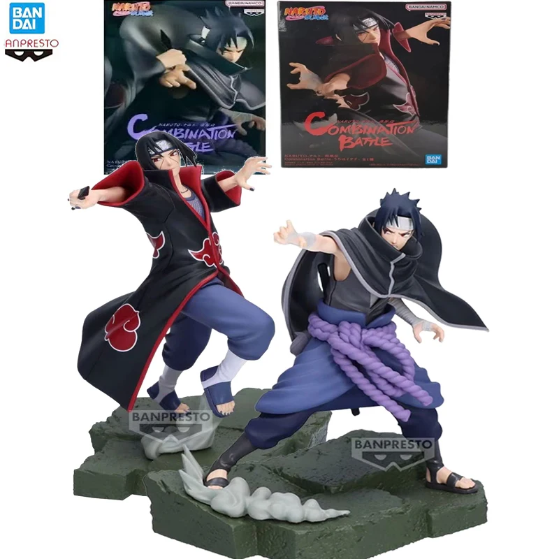 

В наличии: Комбинированная боевая фигурка Bandai Banpresto по аниме Наруто: Шиппуден – Учиха Саске и Учиха Итачи. Модель-игрушка, подарок. DT