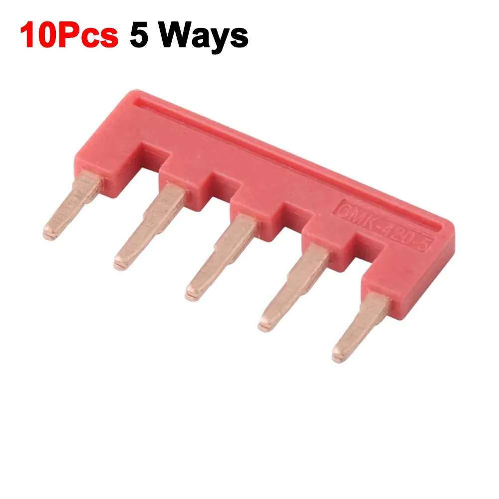 10Pcs CMK420 Din Rail Terminal Block 450V 32A DIN Mount Design Quick Splice Hub 4mm2 11AWG Color Coded Terminals