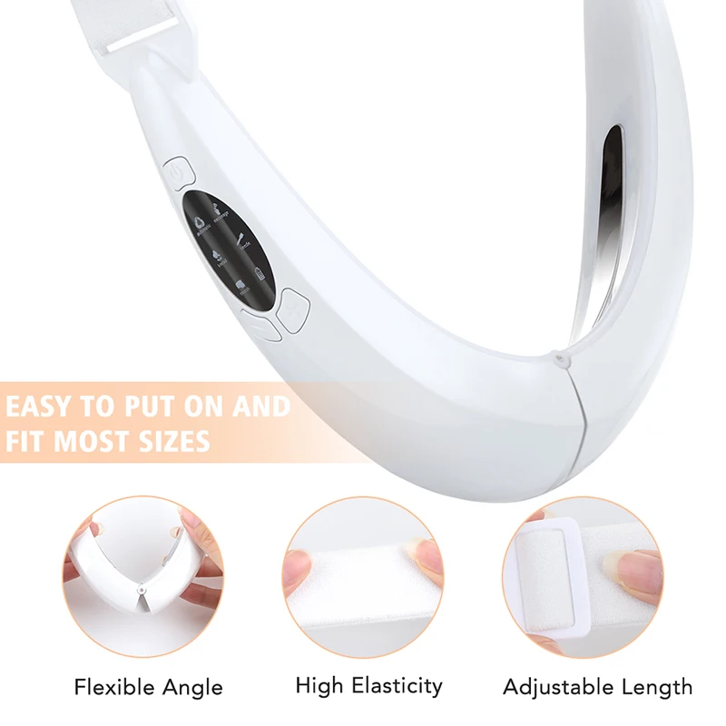 Face Lifting Device Heating Vibration Massage LED Light Fine Lines Double Chin V-Line Up Facial Beauty Skin Care Instrument