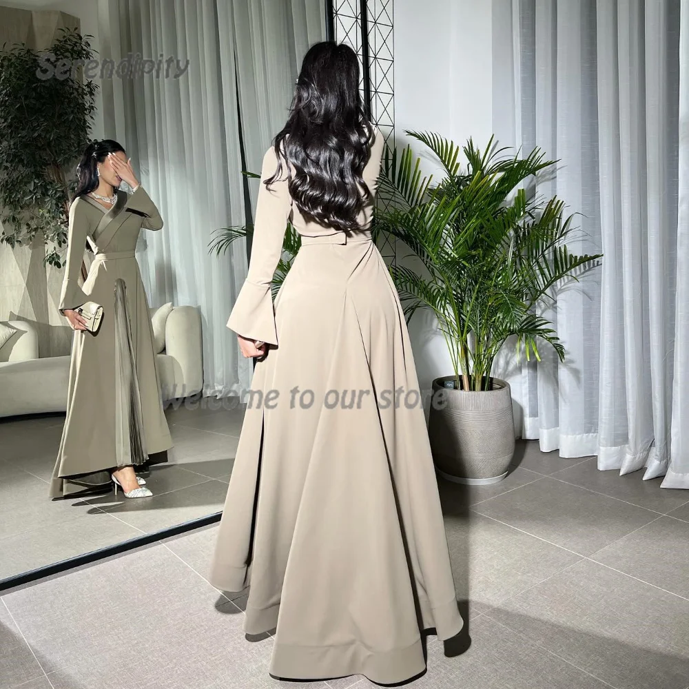 Serendipity Evening Dress vestido boda invitada elegante Elegant Pleat A-Line V-Neck Cocktail Prom Gown For Sexy Women 2024