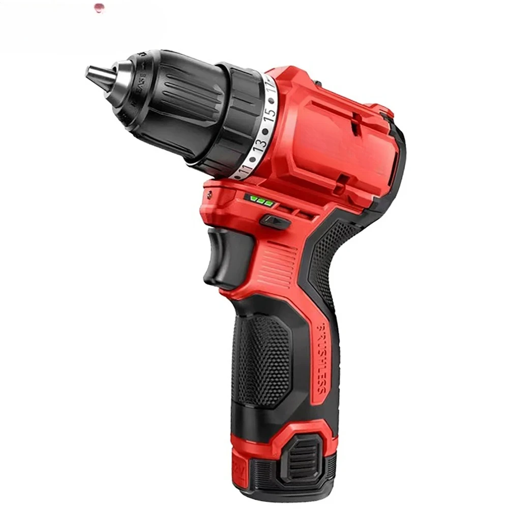 5208 5209 Cordless Electric Drill 12V 50Nm 1700rpm Brushless Motor for Home Improvement Carpentry Metalworking