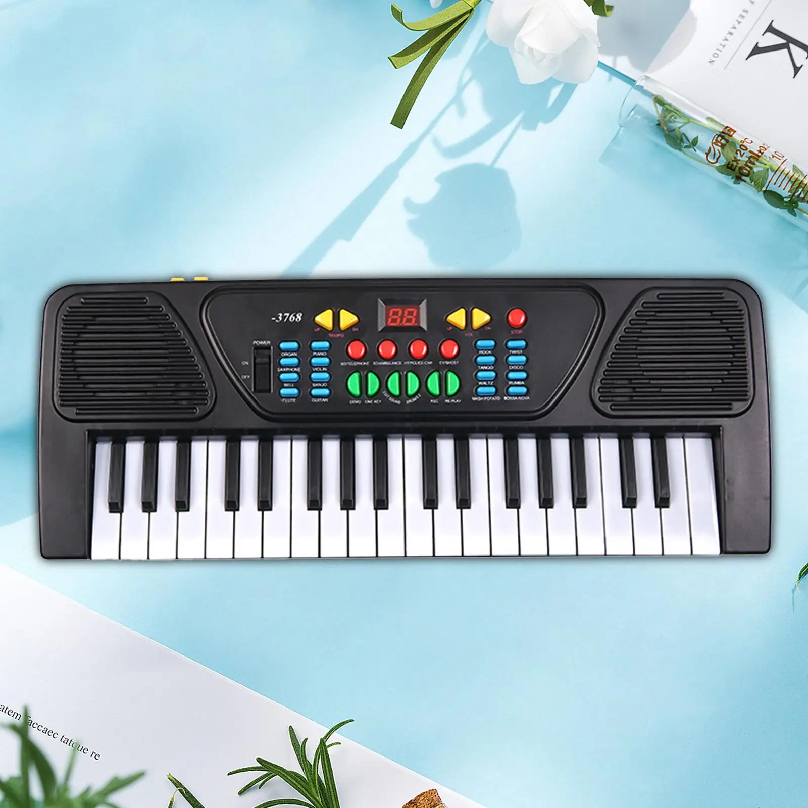 Clavier de piano électronique numérique pour enfants, cadeaux portables, musique numérique, piano pour fête, spectacle sur scène en intérieur