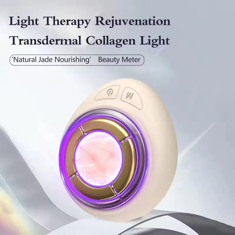

EMS Microcurrent Face Lifting Machine, 4 Color LED Photon Therapy, 42℃ Warm Massage, Skin Tightening Rejuvenation Beauty Device