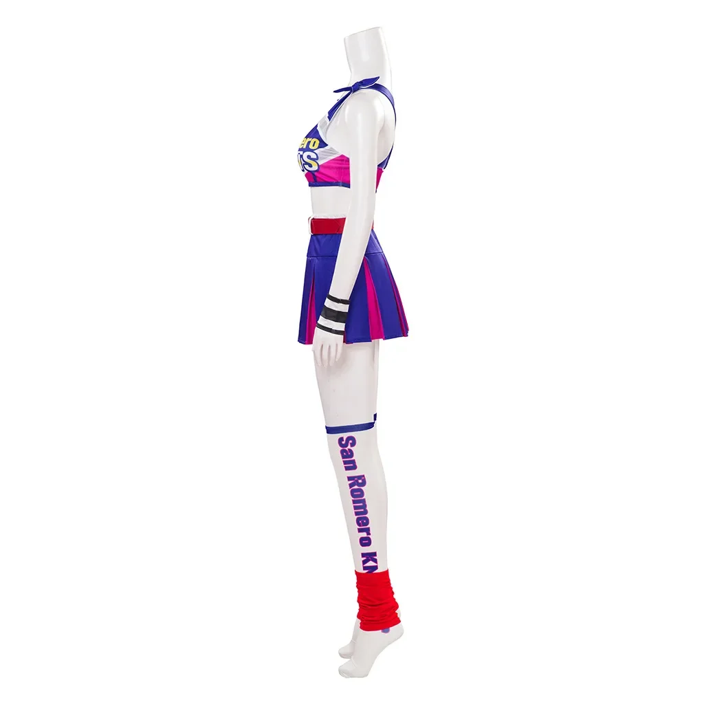 Game Lollipop Chainsaw Juliet Cosplay Costume Adult Women Top Skirt Suit Halloween Outfit Uniform Performance