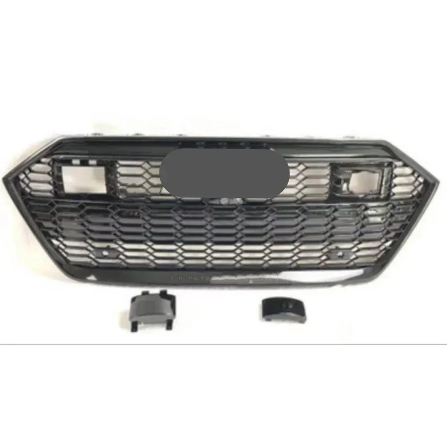 

For RS7 Style Front Sport Hex Mesh Honeycomb HoodGrill Gloss Black For Audi A7/S7 2019 2020 CarAccessories tools