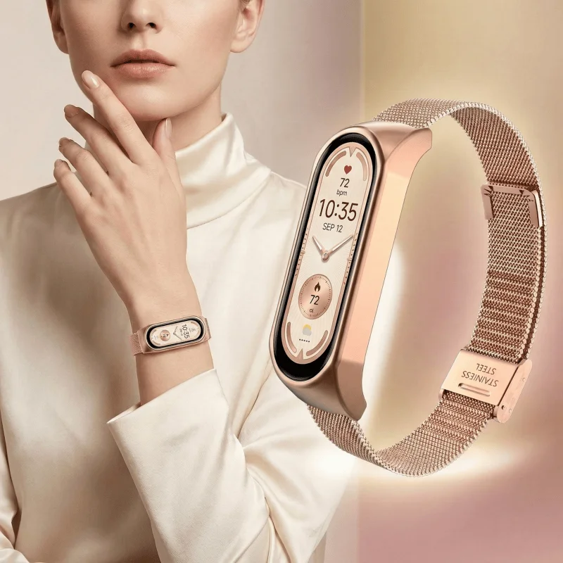 Milanese Metallarmband für Xiaomi Mi Band 6 5 4 3 Smart-Armband Ersatzarmband für Miband 4 5 6 Correa Mi Band Zubehör