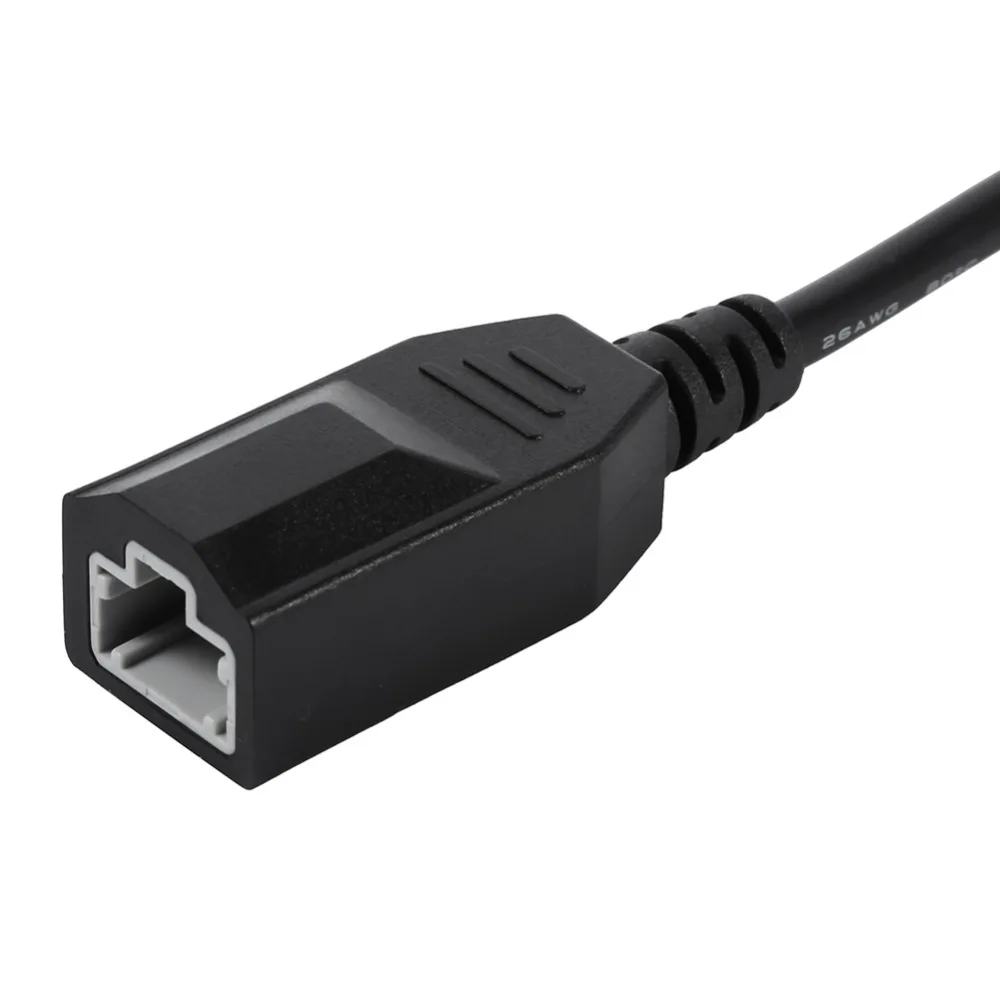 Durable ABS Diagnostic Adapter Plug-and-Play 3 Pin to 16 Pin OBD2 Connector Cable Easy Connection Diagnostic Connector Auto Shop