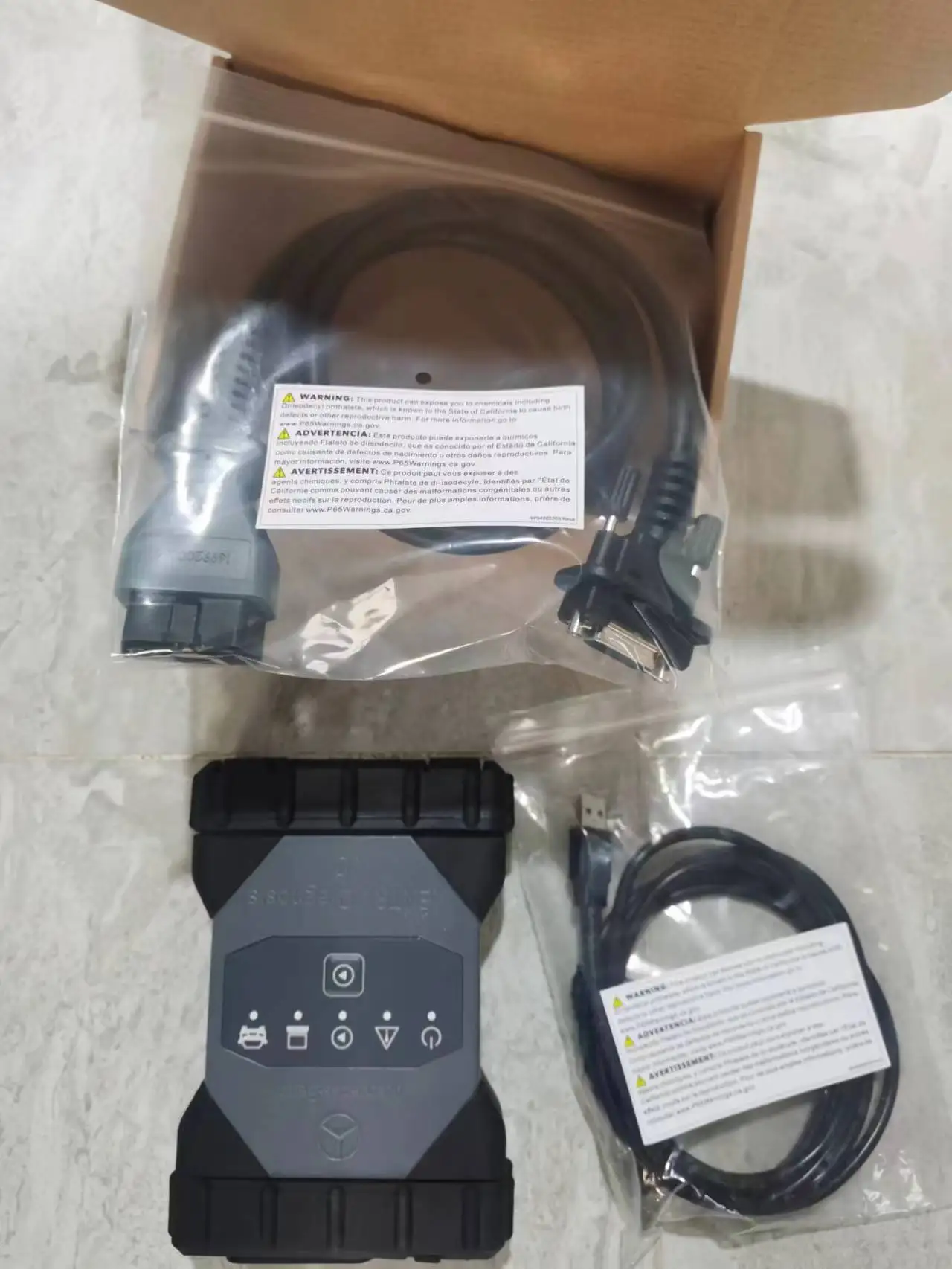 Mercceds b-enz Original C6 Xentry Diagnosis V-CI Multiplexer dengan perangkat lunak SSD V2024 or Used C6