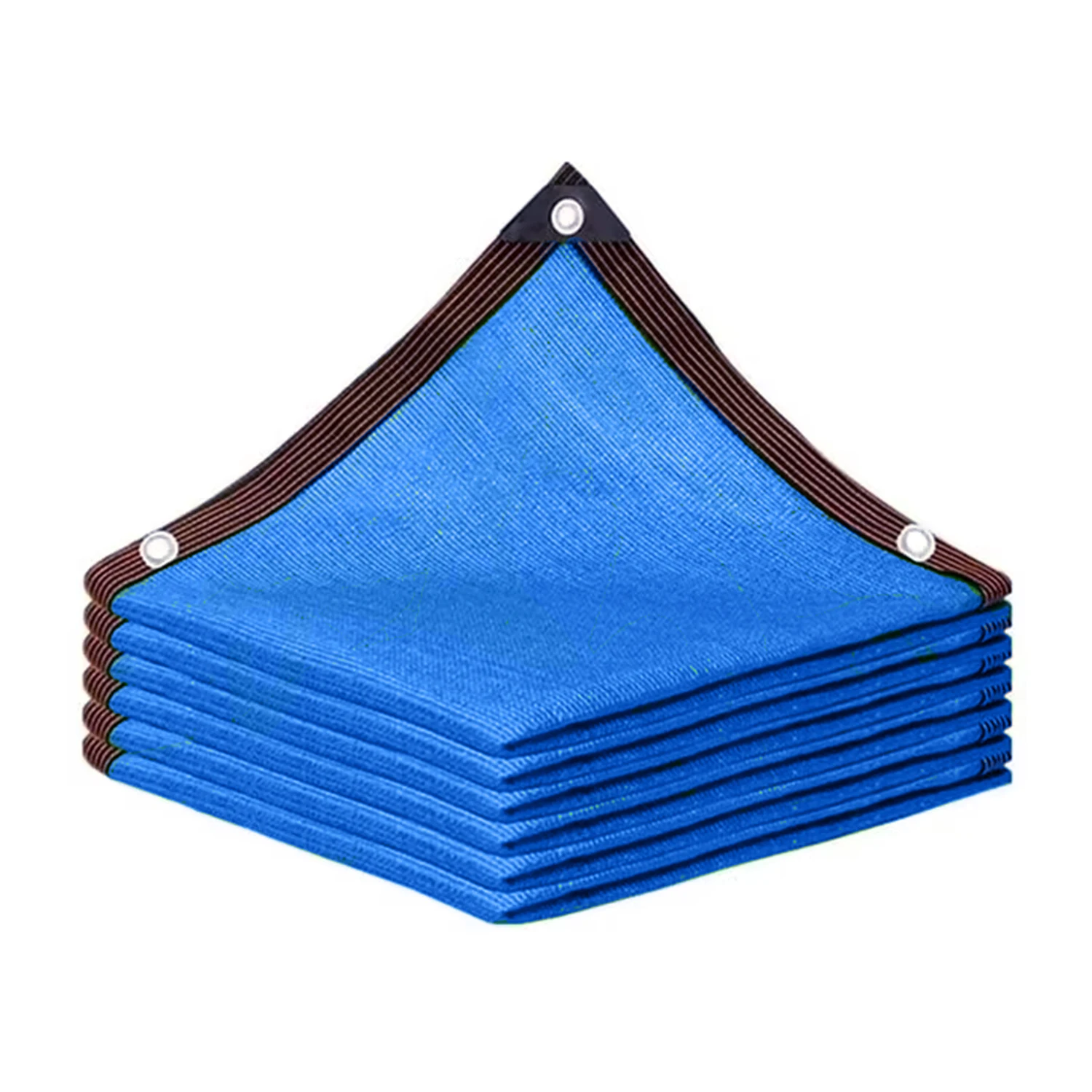 Robustes Schattentuch UV-Schutz Sonnenschutznetz mit Ösen für Terrasse Pergola Garten Hinterhof Carport Braun – Detail 7