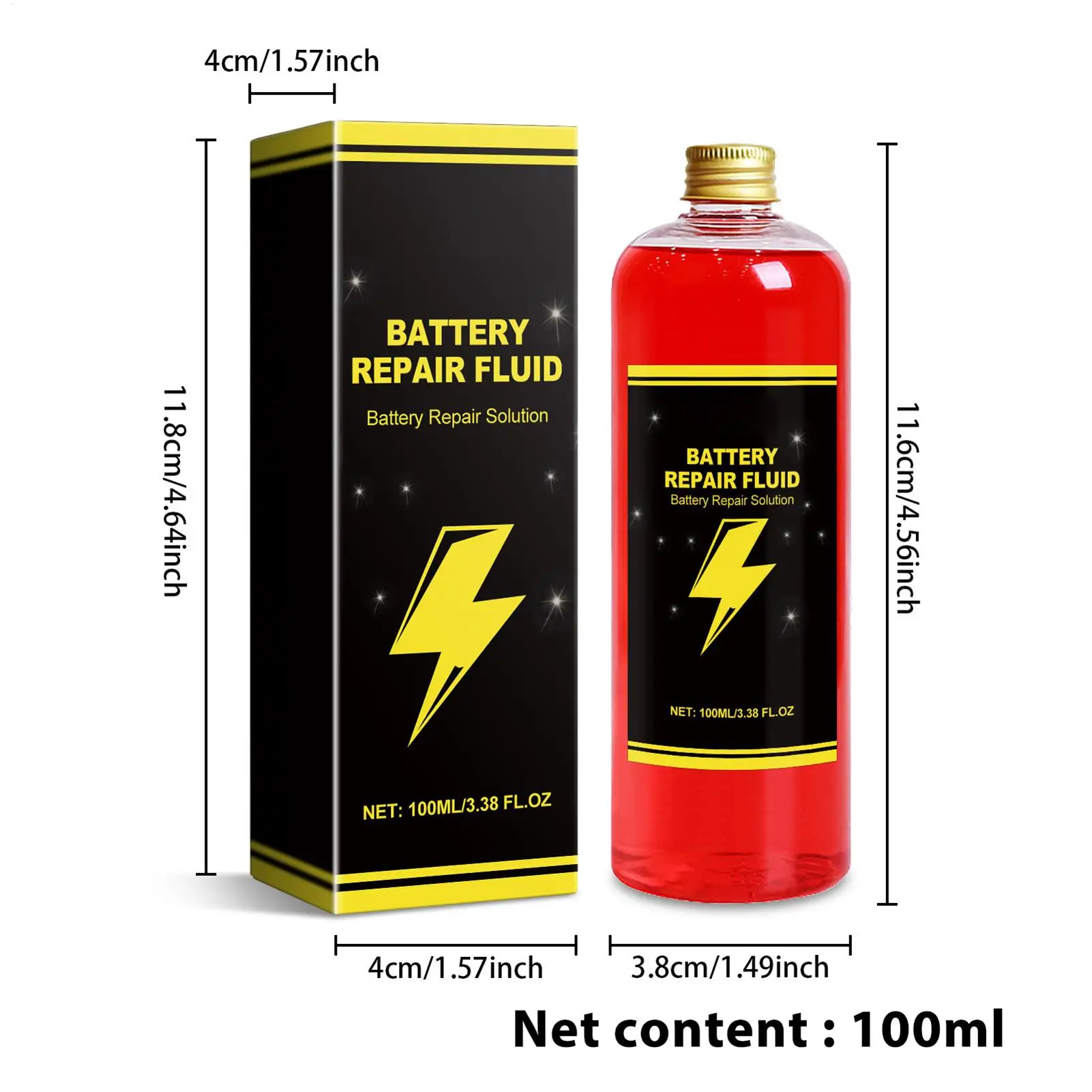 Battery Repair Agent 100ml Effective Repair Fluid Battery Restore Liquid Repair Liquid Solution Efficient Repair for Car Truck