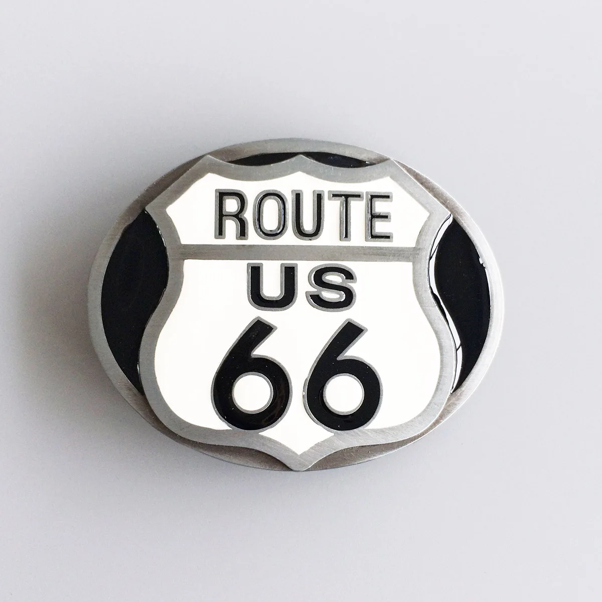 New Vintage Style Enamel US Road Biker Rider Belt Buckle also Stock in US BUCKLE-AT069 Free Shipping