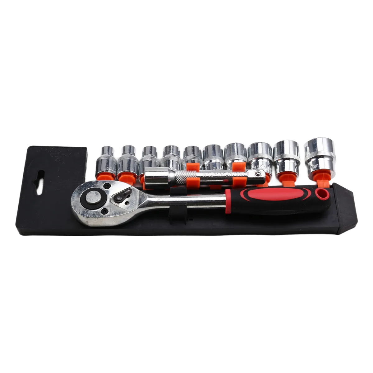 Y31A 12 PCS of Automotive Repair Tools 1/2 Large Flying Ratchet Wrench Quick Socket Wrench Set with Ratchet Installed Tool