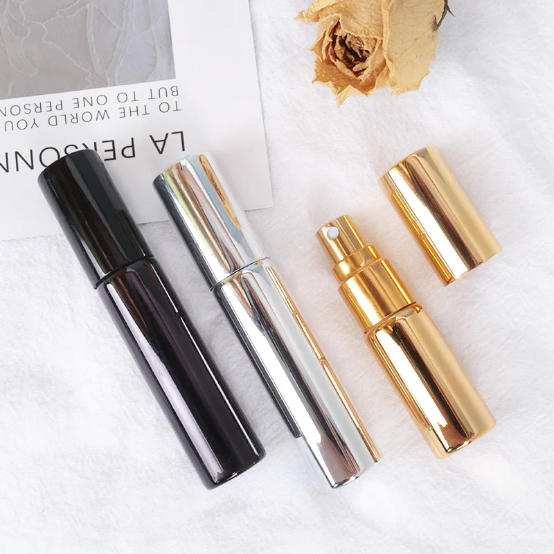 10ml Electroplated Bright Perfume Empty Bottle Portable Mini Spray Bottle Travel Separate Bottle