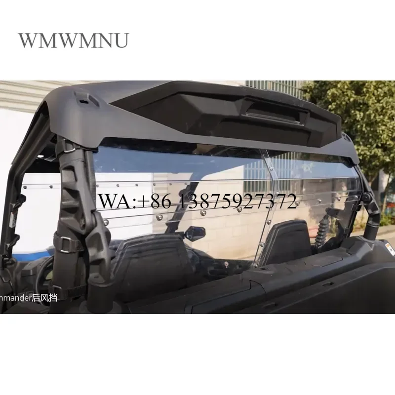 Wmwmnu Yongjin ATV Scratch Resistant Rear Windshield for Can-Am Commander 1000 MAX 2021 and Up