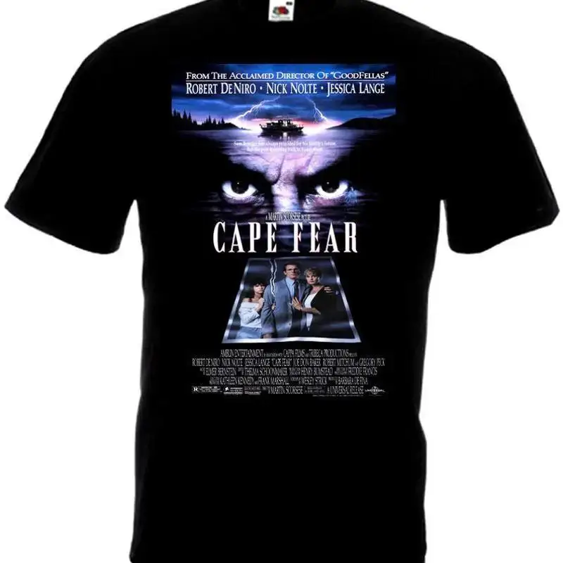 CAPE FEAR Movie Poster T shirt all sizes black