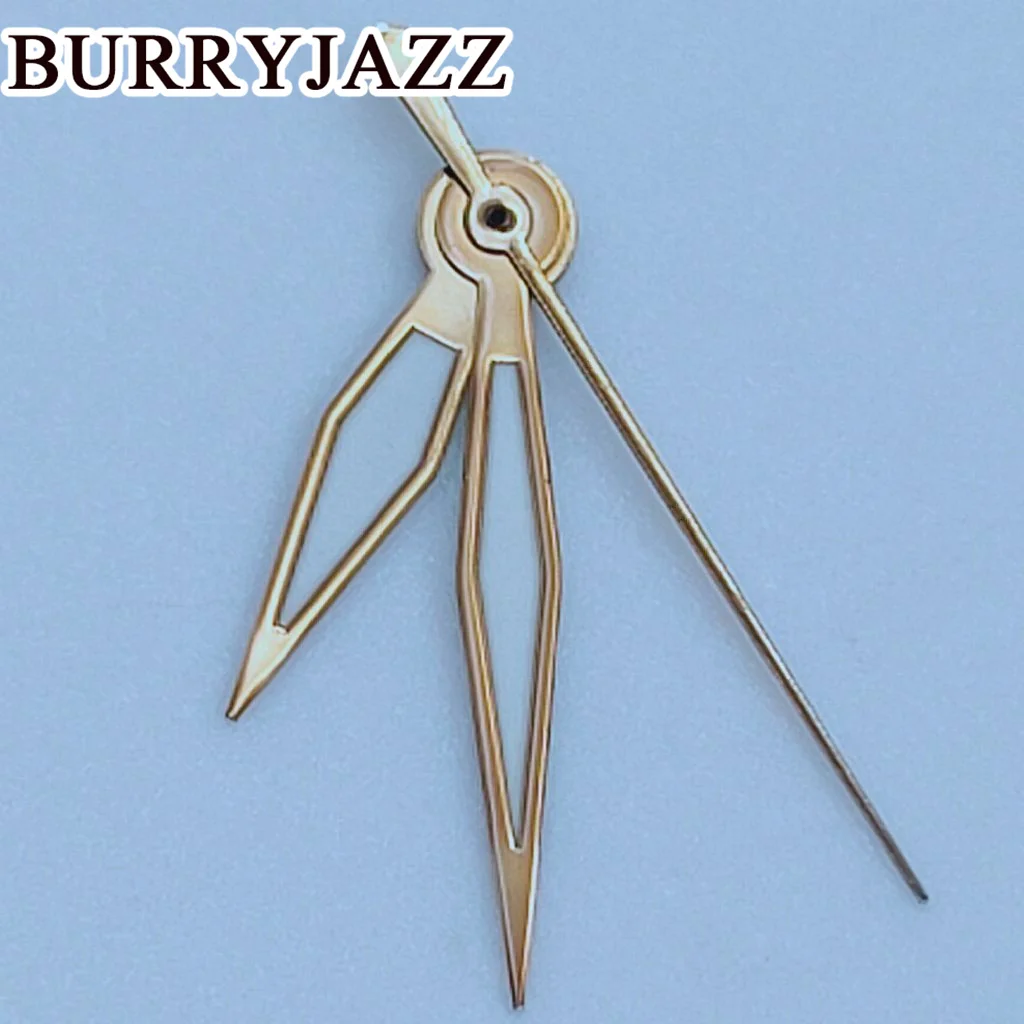 BURRYJAZZ NH35 NH36 NH38 7S26 7S36 4R35 4R36 Watch Hands Silver Rose Gold Hands Green Luminous